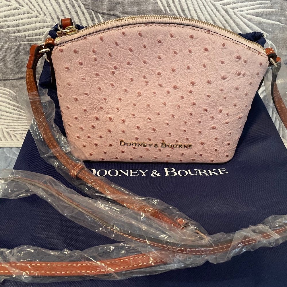 Dooney & Bourke Suki Ostrich Leather Crossbody NWOT